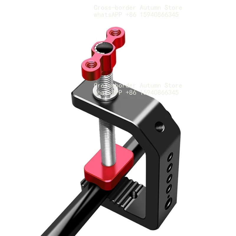 Aluminum U C-Type Clamp Multi-function Magic Arm Fix Clip Tripod Head Extension Photography Flat Mount Bracket