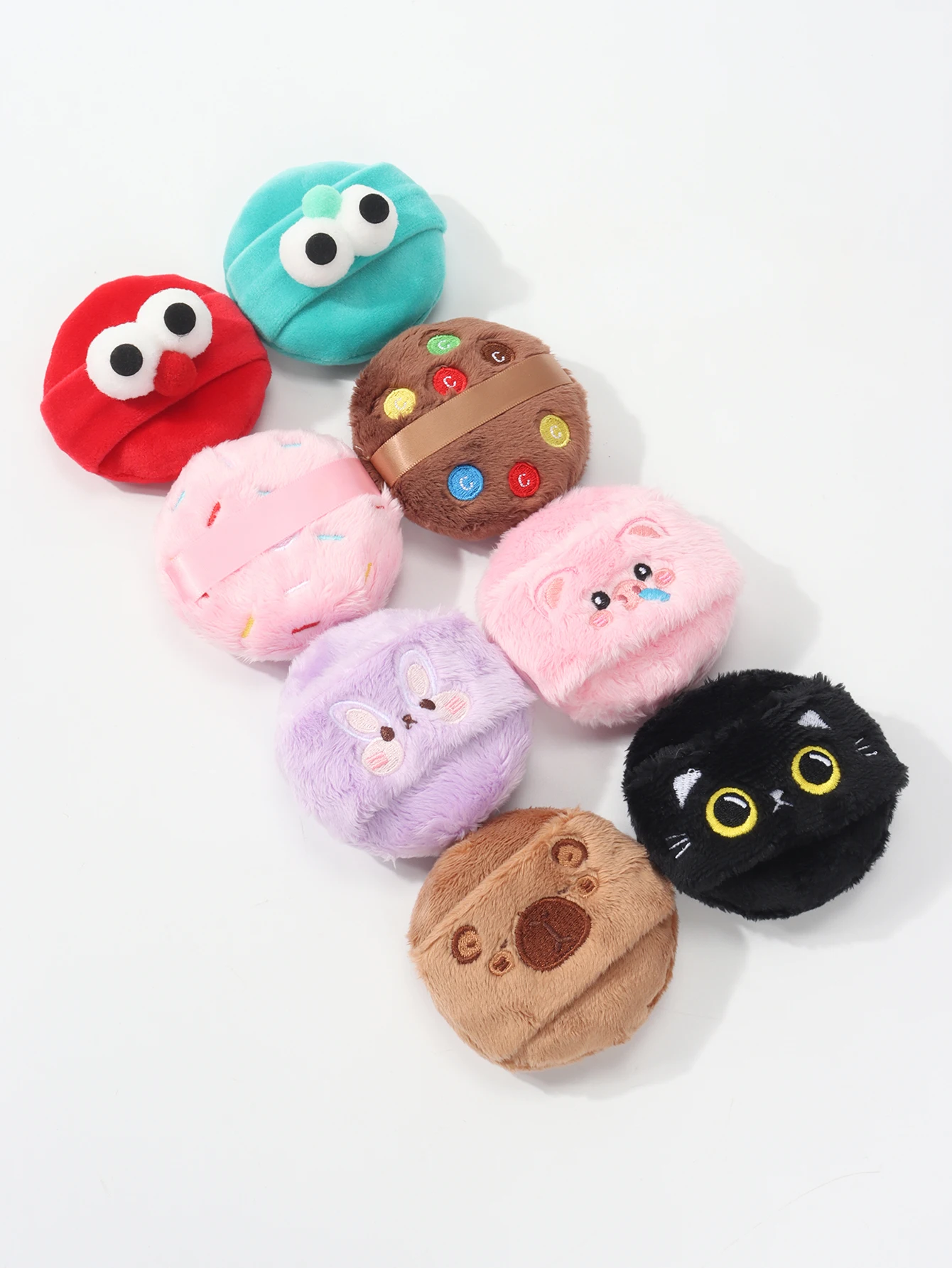 Licuadora de maquillaje femenina, esponja cosmética en polvo, esponja de dibujos animados bonita, esponja cosmética suave portátil, herramientas de maquillaje para mujer, maquillaje Kawaii