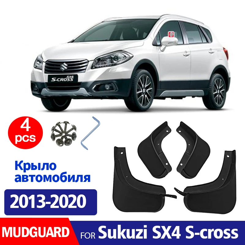 

FOR Suzuki SX4 S-Cross 2013 2014 2015 2016 2017 2018 2019 2020 Mudguard Fender Mud Flap Guards Splash Mudflaps Car Accessories