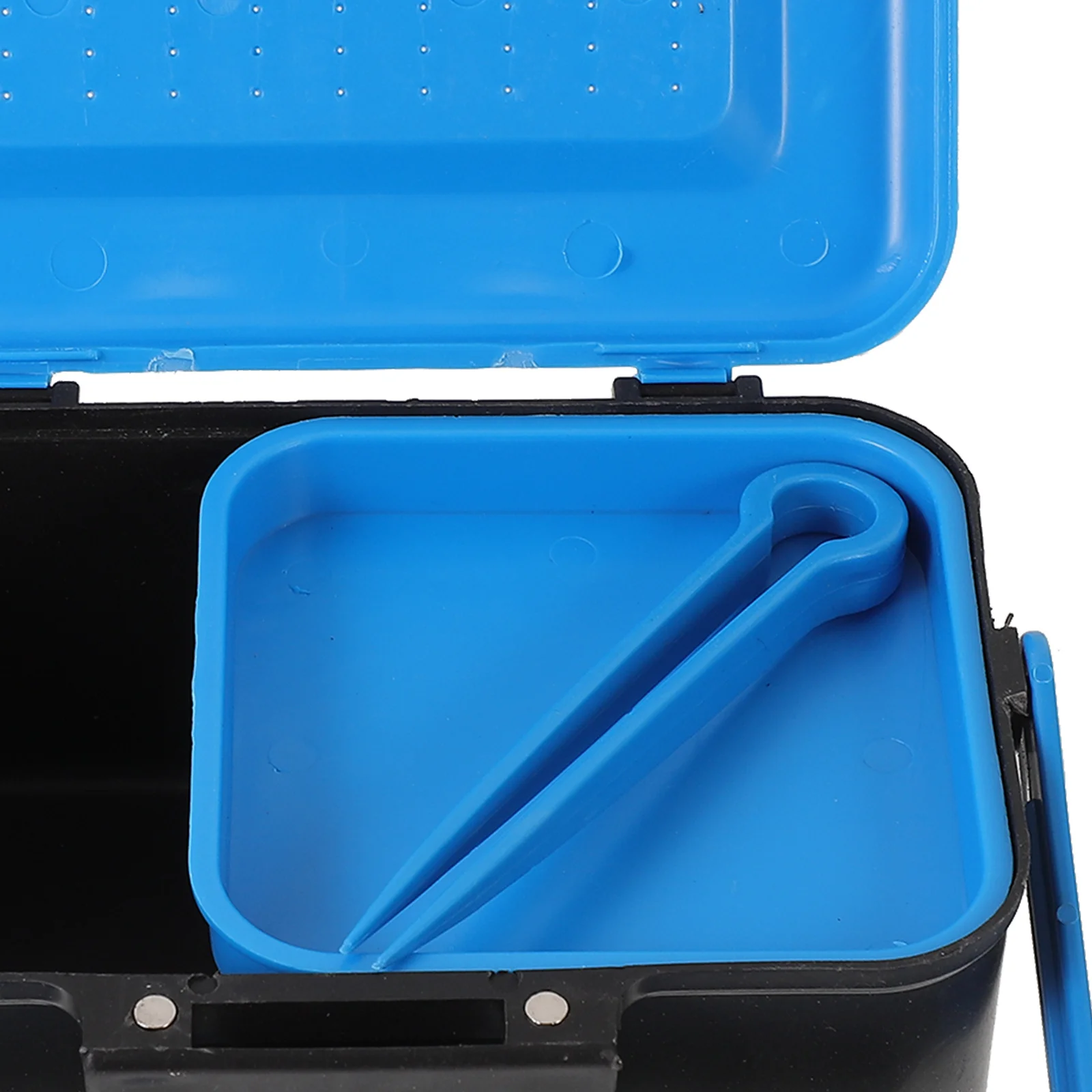 2 pçs caixa de isca de pesca resistente portátil organizador de equipamento com design de ventilação de ar para armazenamento de minhoca multi-função iscas caixa
