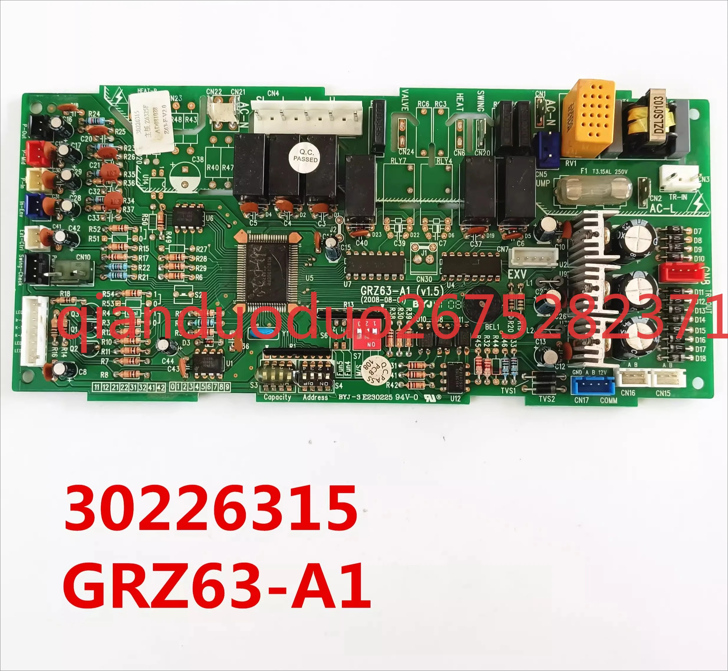 

Applicable to Gree air conditioner Z6325F computer board circuit board main board 30226315 GRZ63-A1