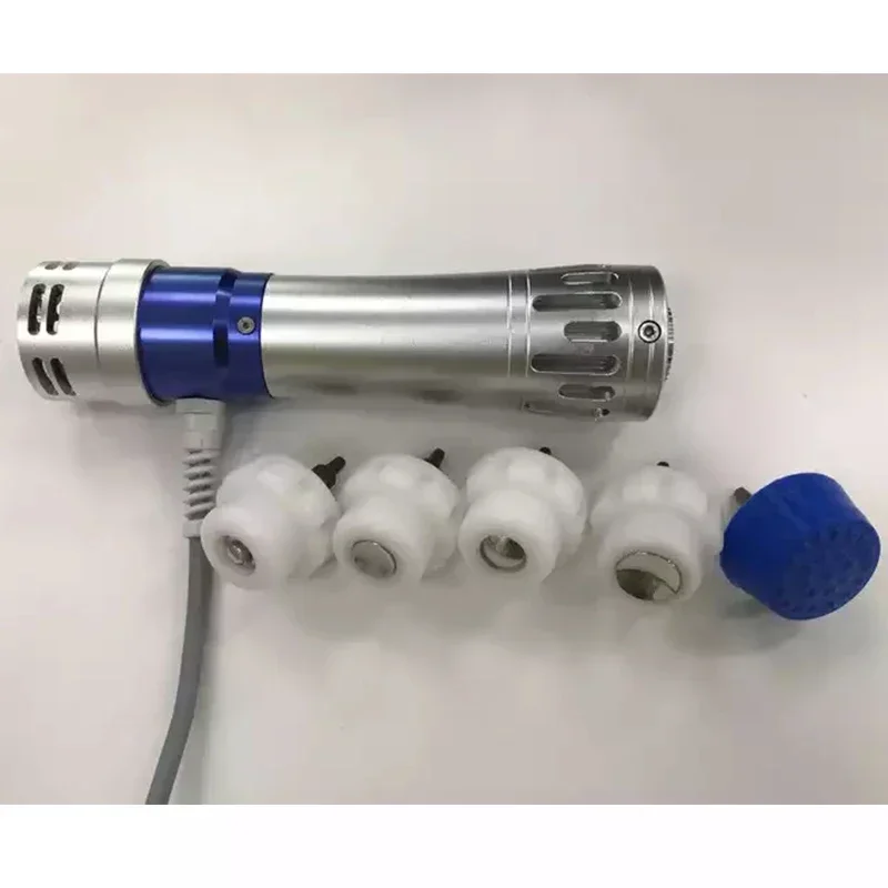 Máquina de terapia por ondas de choque, cuidados de saúde, tratamento ed por ondas de choque e alívio de dor muscular, fisioterapia, massageador extracorpóreo