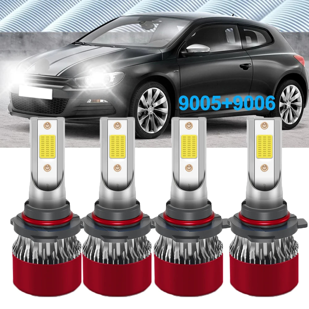 

Светодиод 9005 HB3 9006 HB4 Автомобильная лампа для фар Яркая 6000K Ходовая передняя фара COB чипы охлаждающий вентилятор DC 12V Автоматические лампочки