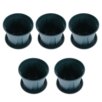 5 Sets 120 Type Root Control Pots Thickened Green Planters Tray Outdoor Indoor Gardening Flower Container Planter Durability