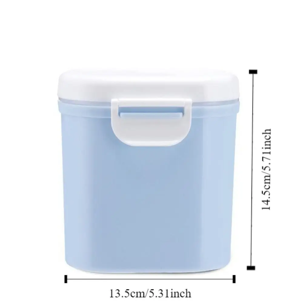 Portable Infant Milk Powder Box with Scoop BPA Free Baby Milk Powder Dispenser Multifunctional Leakproof Baby Food Storage Box