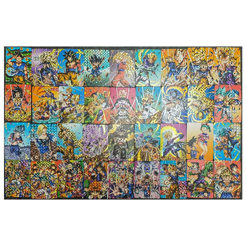 Anime Dragon Ball FAI DA TE ACG Bulma Goku Nero Bejita Yonsei Piccolo Giocattoli per ragazzi Giochi Da Tavolo Carte Da Collezione Regali Di