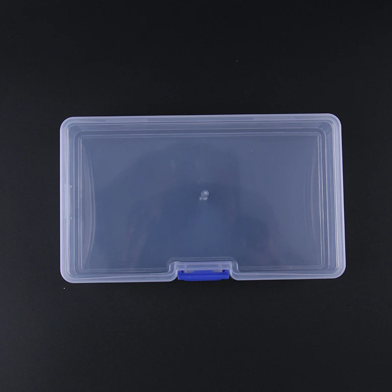 Dustproof Durable Clear Jewelry Storage Case Container Mini Plastic Box Rectangular Box Translucent Box Packing Box Storage Box