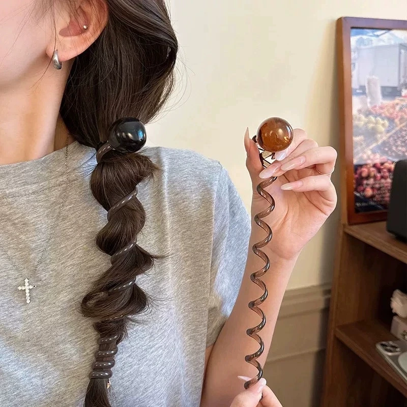 

Винтажная эластичная повязка для волос в форме сердца для женщин и девочек, резинка для хвоста, скранчи, аксессуар для волос