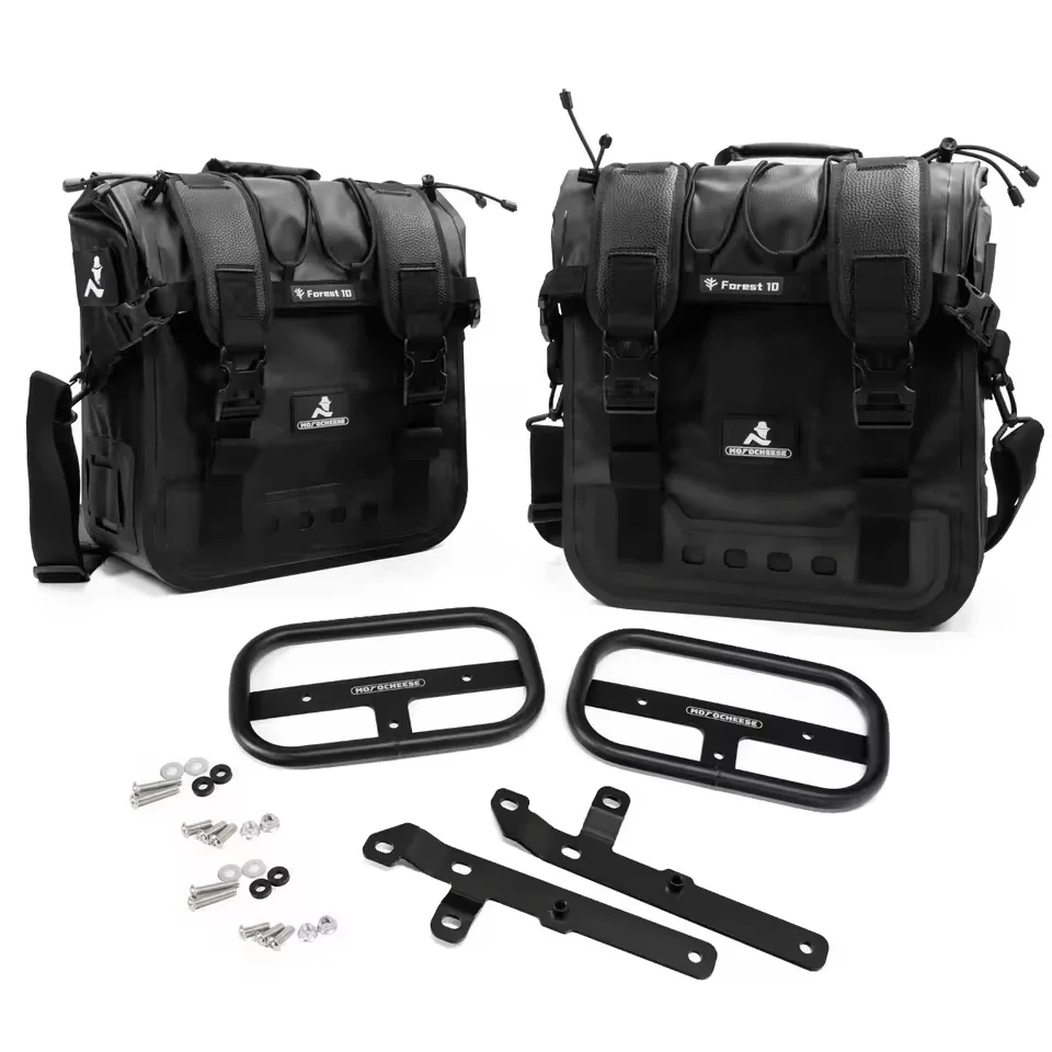 BD チンチラ 350 オートバイサイドバッグオートバイフレームクラッシュバー防水バッグバンパー修理ツール配置バッグ防水