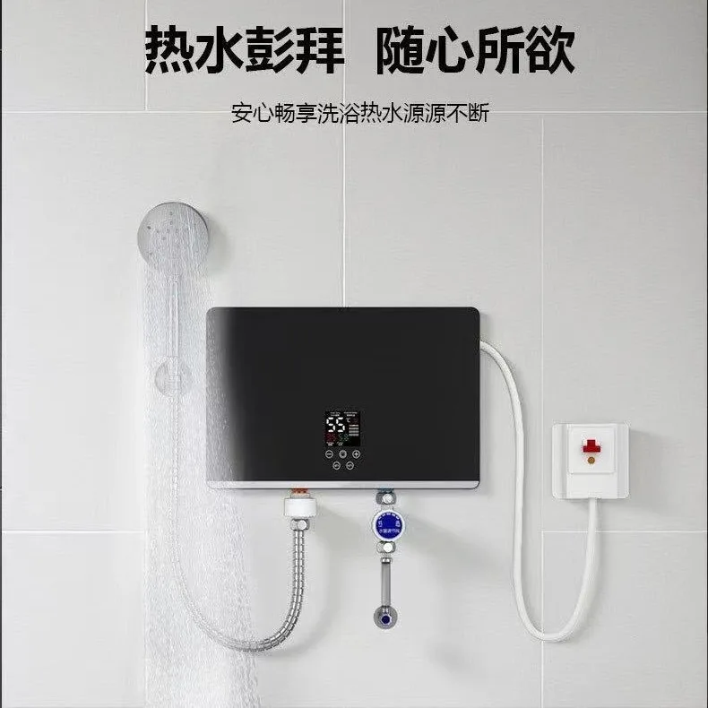 Instant Electric Water Heater, Intelligent Constant Temp Aluminum Cast Heater for Shower & Kitchen