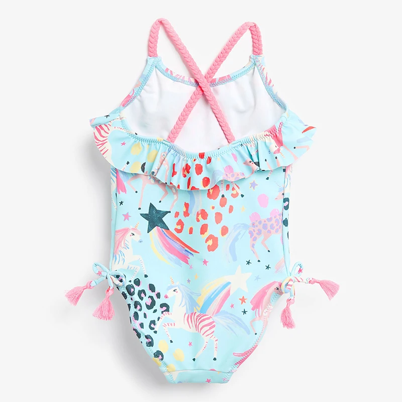 Toddler Baby Girl Swimsuits 6M-5T Kids Unicorn Swimwear Swimming Baby Girl Summer Bikini Girl Vacation Beach Swimwear Bath Cloth