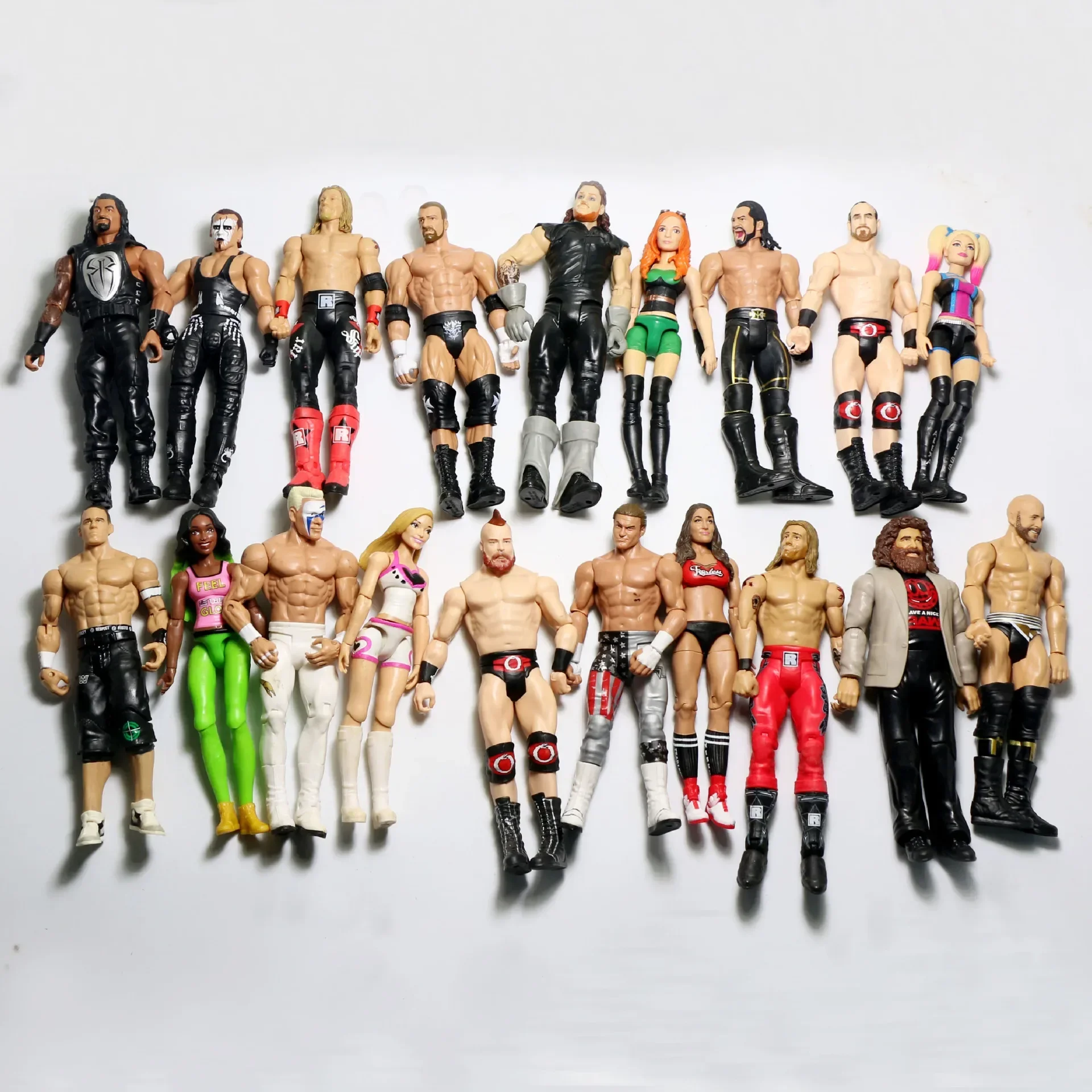 New Arrival 16-18cm High Classic Toy Occupation Wrestling Gladiators Wrestler man woman Action Figure Toys Multiple Styles 5.0