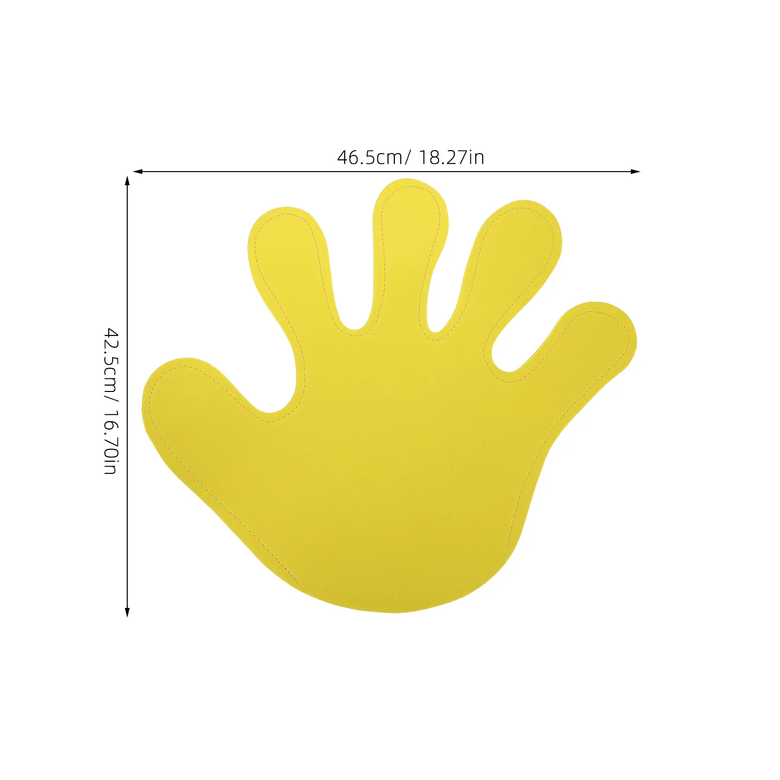 قفازات يدوية من مادة إيفا خفيفة الوزن كبيرة الحجم لإصبع المروحة للرياضة والحفلات الموسيقية والاحتفال بالحشد التفاعلي المحمول