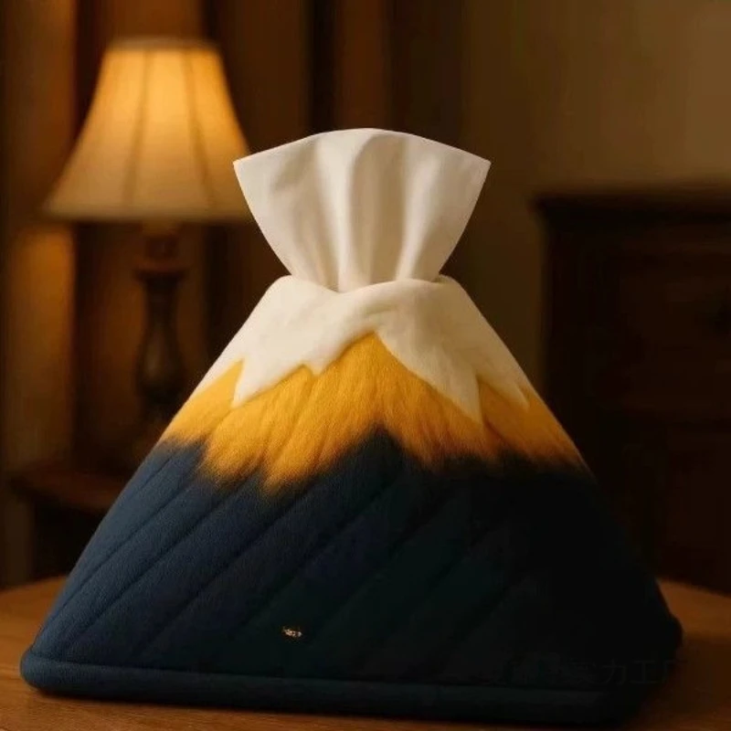 

Та же романтическая декоративная коробка для салфеток с изображением горной вершины Цзиньшань (Ричжао) – украшение для дома, подарок для друзей и подруг.