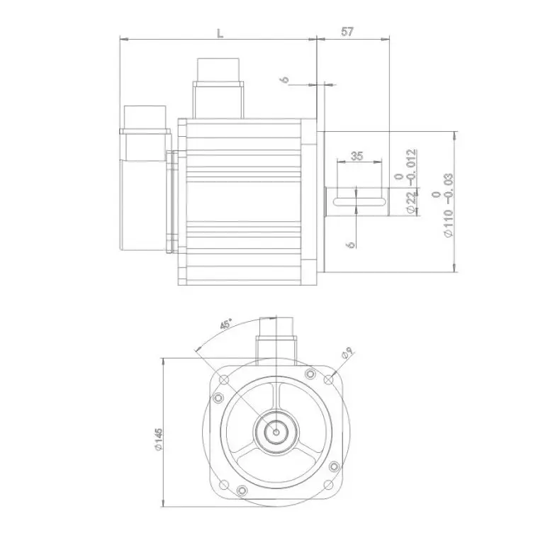 محرك متزامن تيار متردد عالي الأداء بقدرة 1500 وات، محرك كهربائي عالي الإخراج بتيار متردد ثلاثي الطور #6