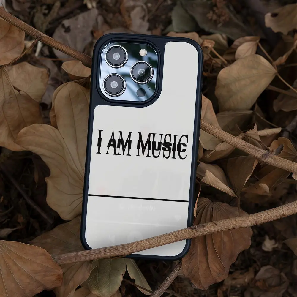 P-Playboi C-Carti Phone Case For iPhone 17 16 15 14 13 12 Pro Max Plus Black Frame Acrylic Carbon Fiber Hard Shell