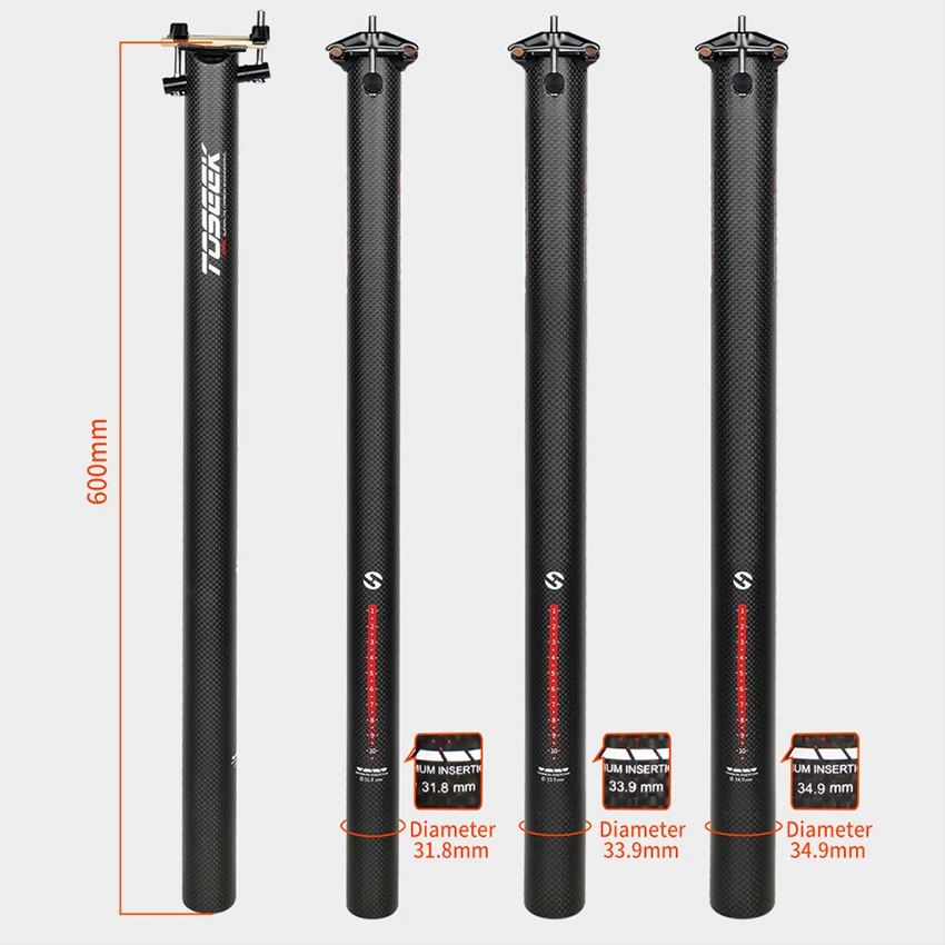 

Карбоновый подседельный штырь 31.8/33.9/34.9 мм, легкий, для горных и шоссейных велосипедов