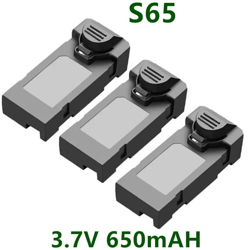 S65 Mini RC Drone Original 3.7V 650mAh Lithium Battery 3PCS