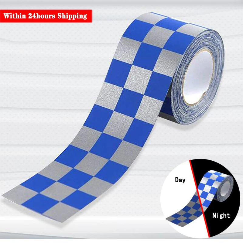 Breite 5 cm, silberfarbener reflektierender Stoff, Warnung, Sicherheit, Verkehr, reflektierendes Klebeband, Nähen für Kleidungsstücke, Weste, Tasche