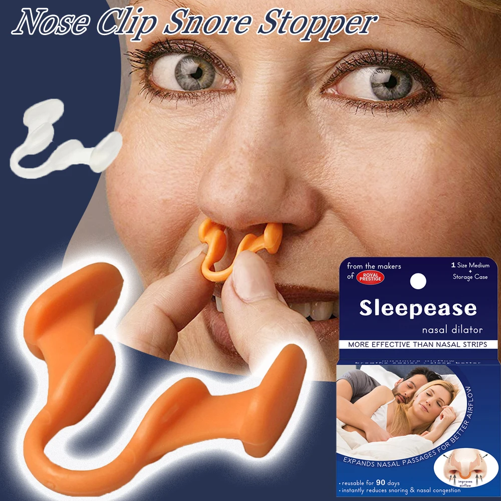 Anti-Snoring Device Prevent Snoring Sleeping Prevent Nasal Congestion Snoring Nose Clip Easy Breathe Improve Sleeping