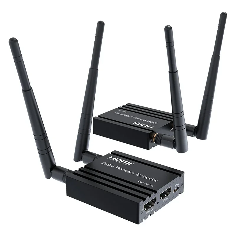 

200M HD Wireless Extender Essential Audio & Video Accessories for Seamless Audio & Video Transmission