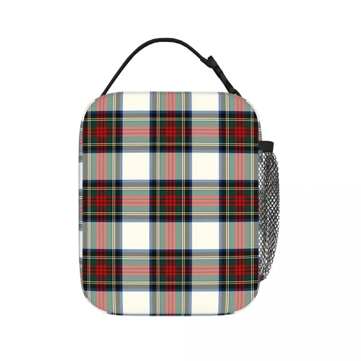 Clan Stewart Dress Tartan Lunch Bags Insulated Lunch Tote Portable Thermal Bag Resuable Picnic Bags for Woman Work Children