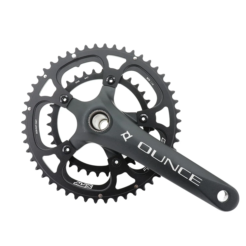 Snail 110BCD Round/Oval 2x Chainring for Shimano for SRAM 8 9 10, 50/34T 52/36T 53/39T 54/40T