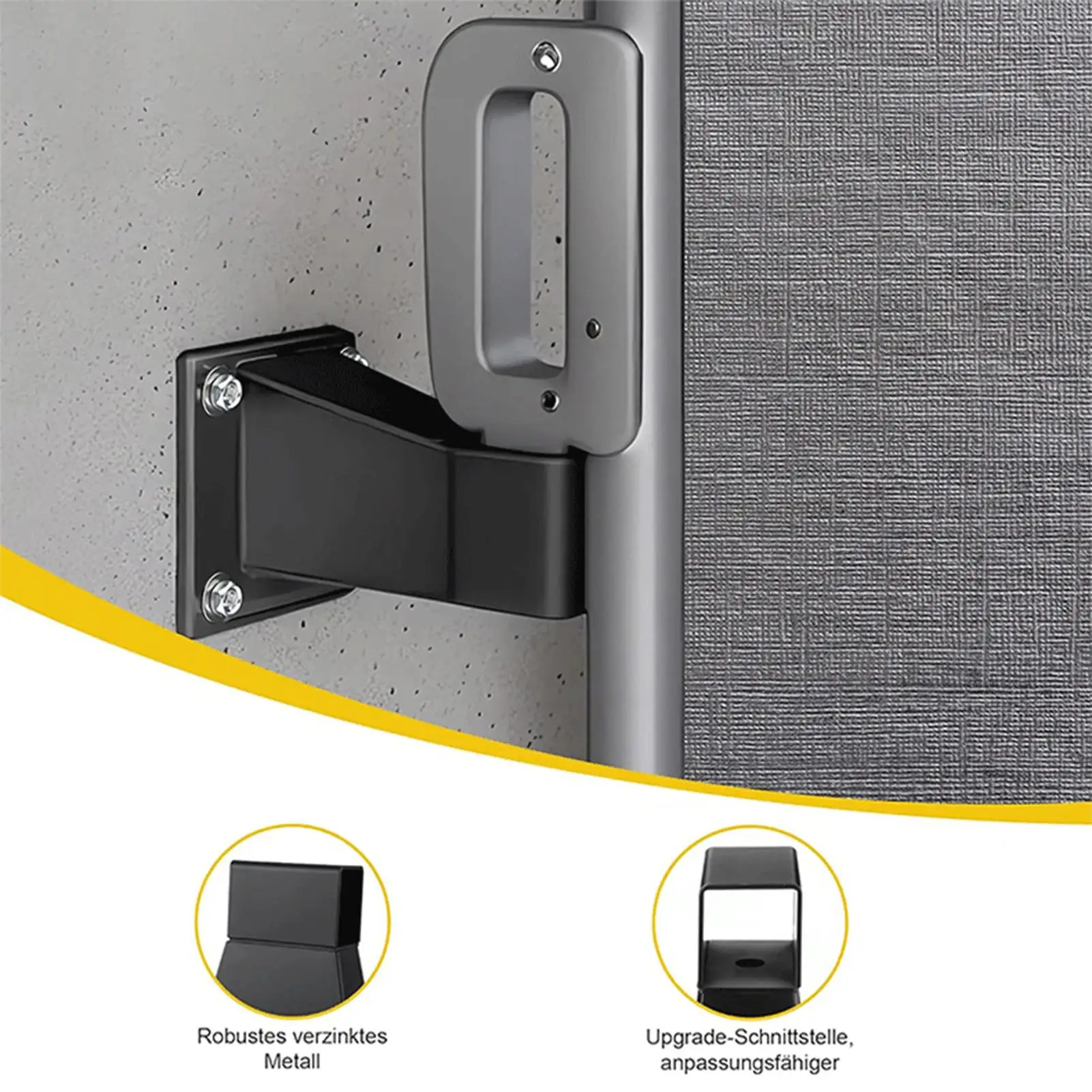 Wall Mount For Side Awning Support Rack Kit With Screws And Washers Replacement Awning Brackets For Patio Backyard Porch Outdoor