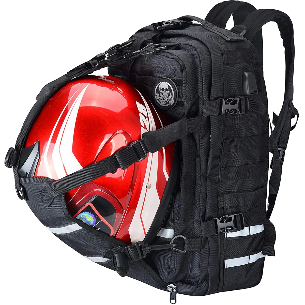 Backpack para Motocicleta con Casco Integrado: La Solución Ideal para Viajes en BMW R1250GS y R1200GS