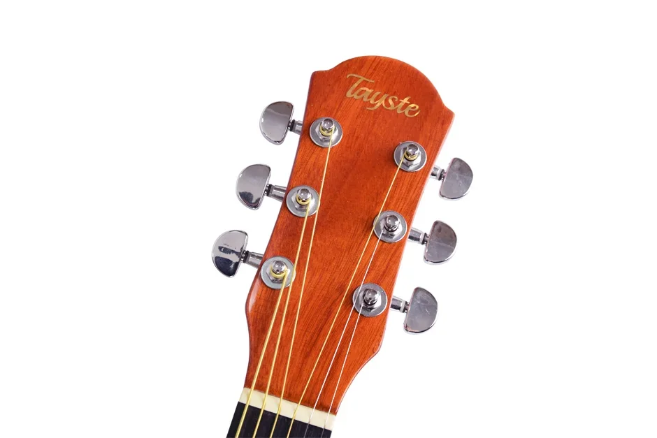 Hot sale Tayste OEM brand  handmade 6 strings electric acoustic guitar made from China stringed instrument factory