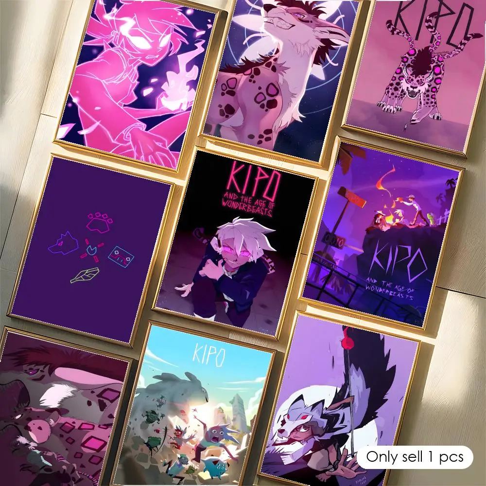 Animation Fantasy Kipo And The Age Of Wonderbeasts Painting Calligraphy Poster Office Fine Reproduction French Canvas