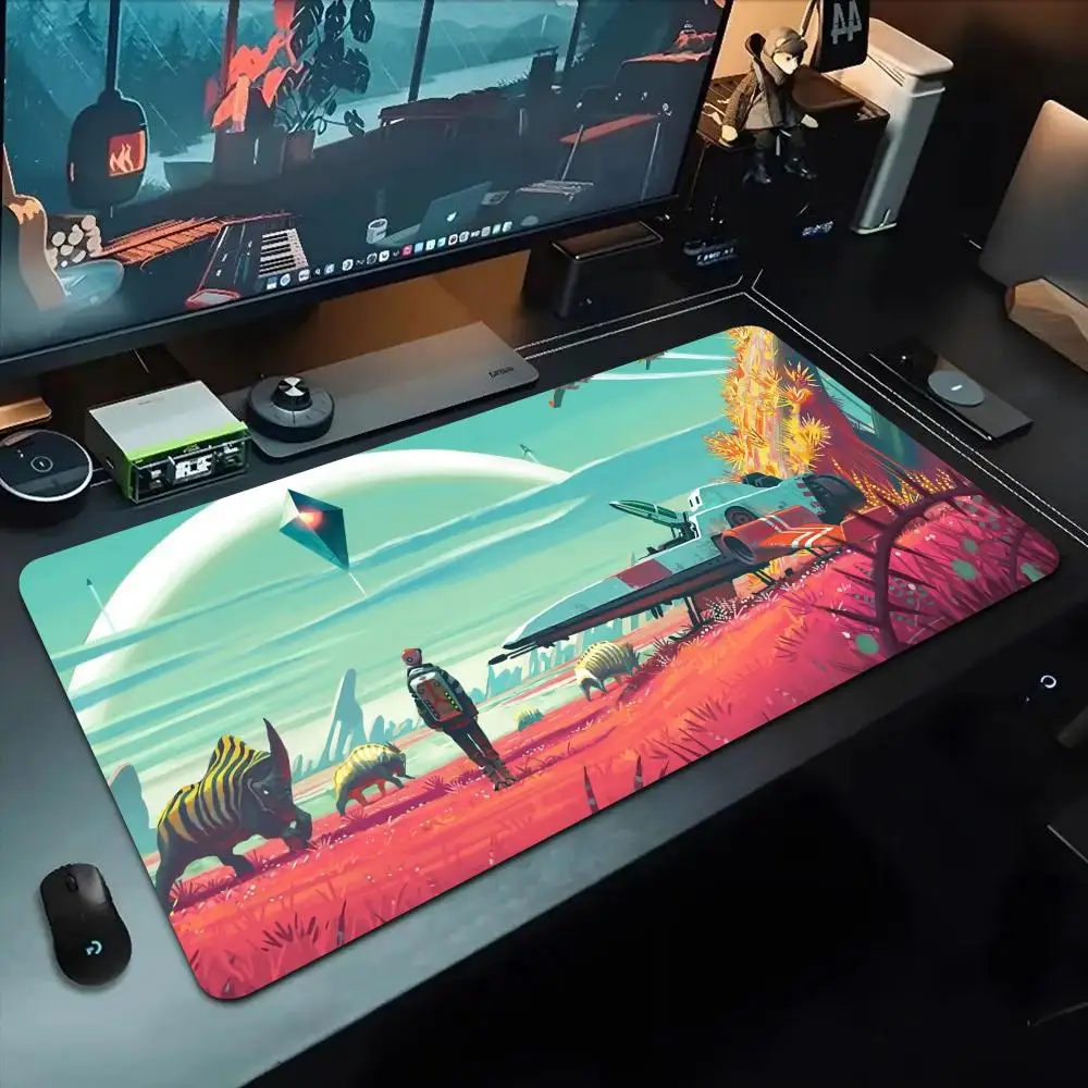

Game no man sky Mouse Pad 500X1000 mm Large Gaming Mousepad Gamer XL Rubber Otaku Keyboard Pad Laptop Desk Mat