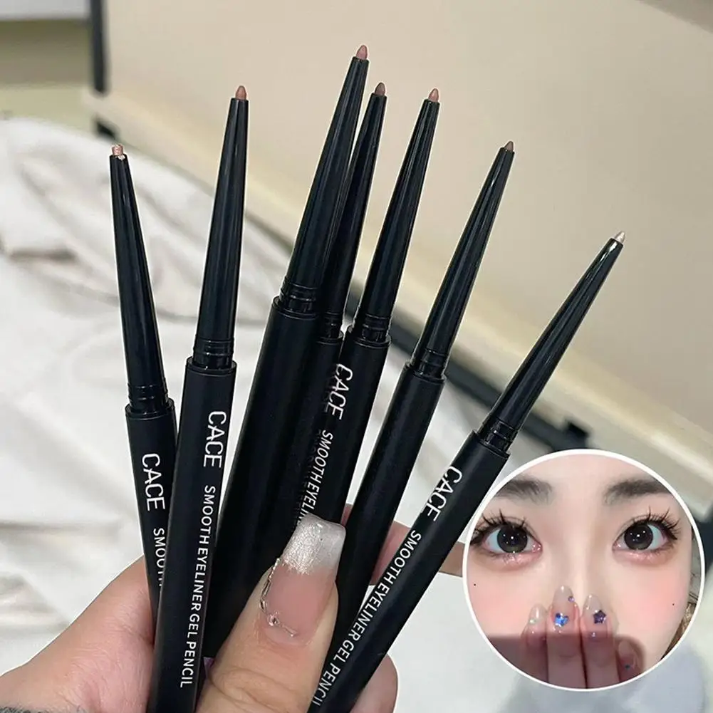 Wijnrood Bruin Eyeliner Gelpotlood Waterdicht Langdurig Gemakkelijk Matte Make-up Cosmetica Bruin Oog Ogen Dragen Liner Pen Ultra-X9Q6