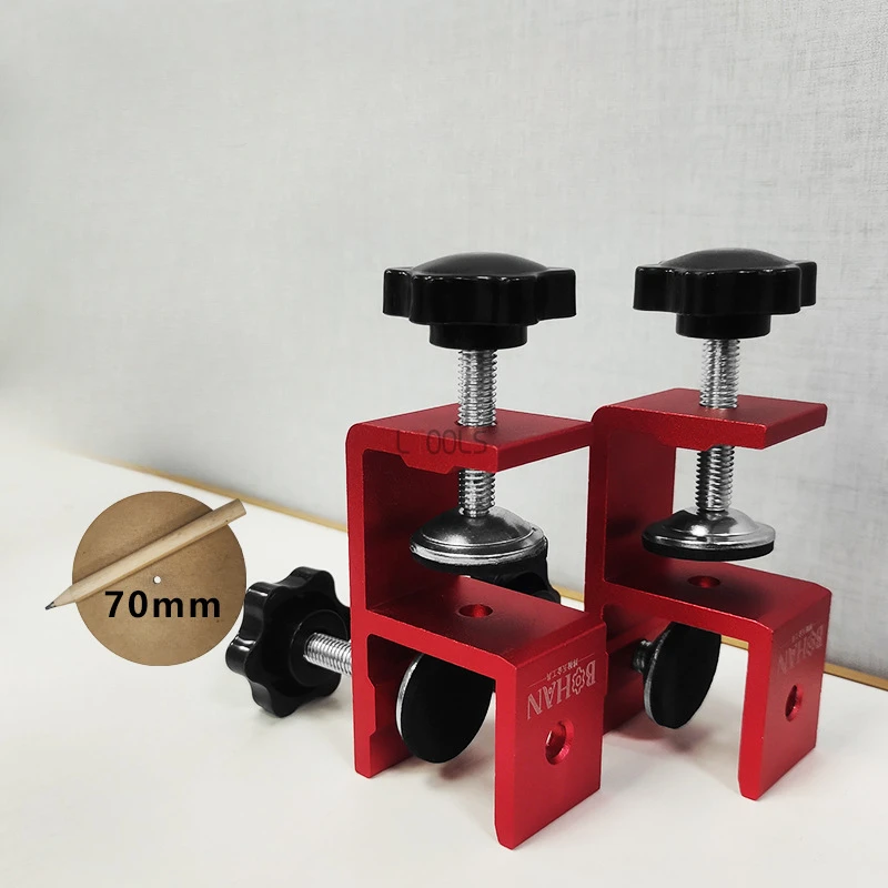 Imagem -03 - Jigs Ajustáveis Universal Closing Fixing Clip Fixed Clamp Carpentry Cabinet Wooden Board Install Tool Wardrobe 25 mm Novo
