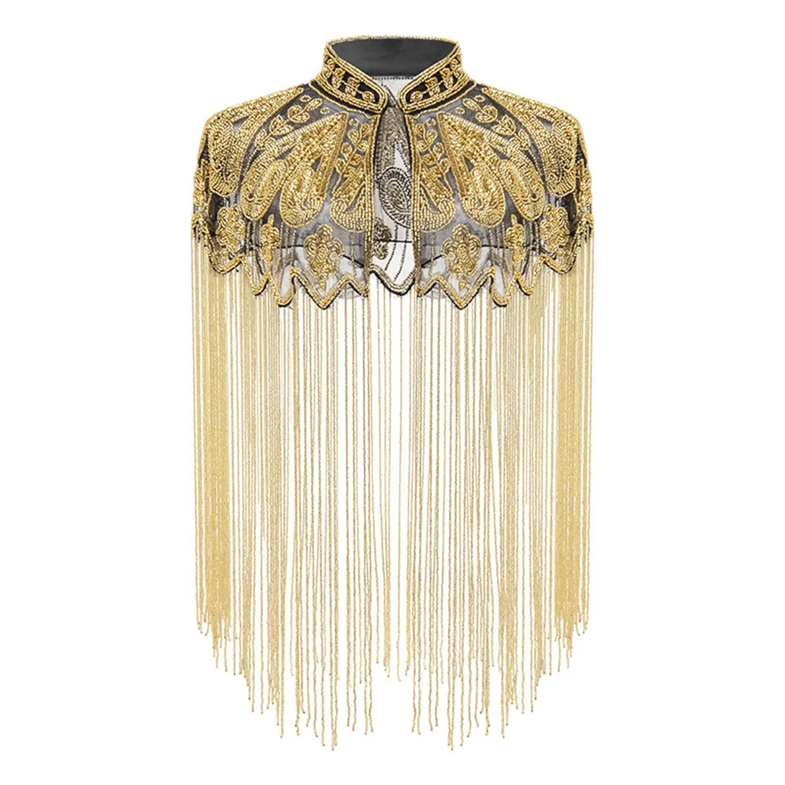 فساتين سهرة مطرزة بالترتر للنساء مهدب شال يلتف فساتين الزعنفة ديكور فني لحفلات الزفاف