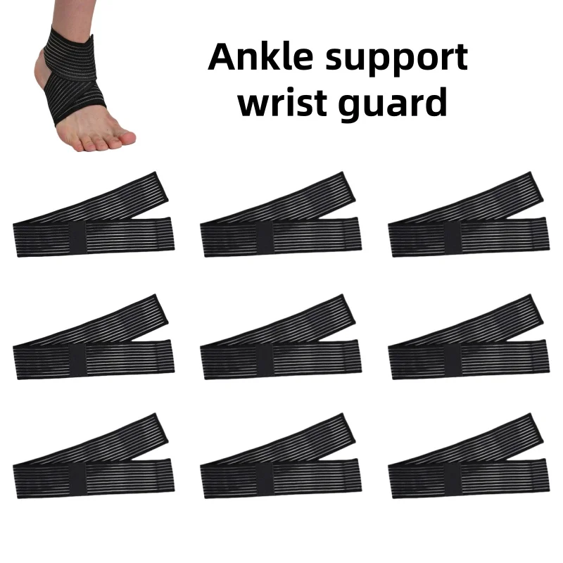 1 PC Sports Wrap Bandage Ankle Strain Elastic Ankle Support Brace Guard Protector Running Compression Straps Gym Foot Wraps