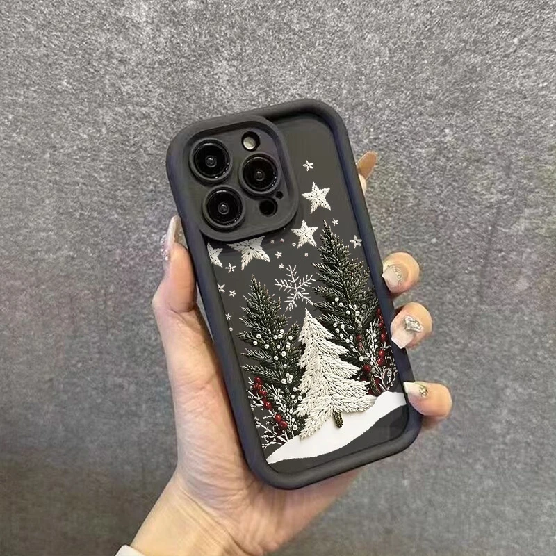 เคสโทรศัพท์ลายต้นคริสต์มาส สำหรับ Honor X9C X9A X8C X8B X8A X8 X7A X6B Magic 6 5 400 Lite 300 200 Pro  วัสดุซิลิโคน TPU นิ่ม