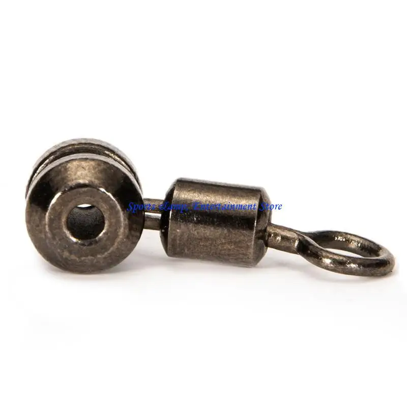 G7NF 10 قطعة يدور الصيد 3 طريقة دوارة تحمل حلقة المتداول الصيد إغراء موصل #4