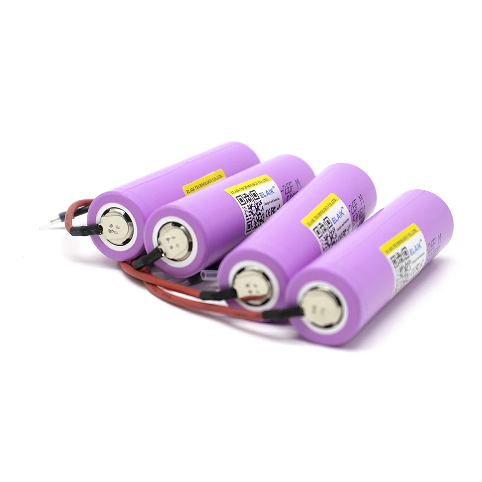 ICR18650 3.7V 2600mAh rechargeable lithium-ion battery Stable performance Strong light flashlight battery pack 26F- Wiring