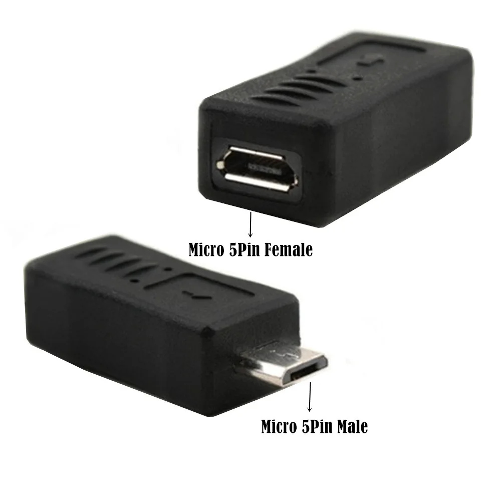 Micro USB Male to Female Adapter Micro Interface Converter Mobile Phone Charging Data Connector