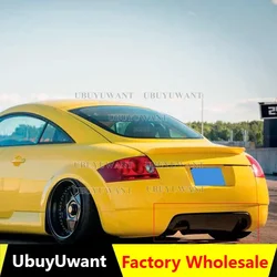For Audi TT 8N Sport Coupe Convertible 2 Door Rear Bumper Diffuser Lip Spoiler Protector Rear Carbon Fiber 2004 2005 2006