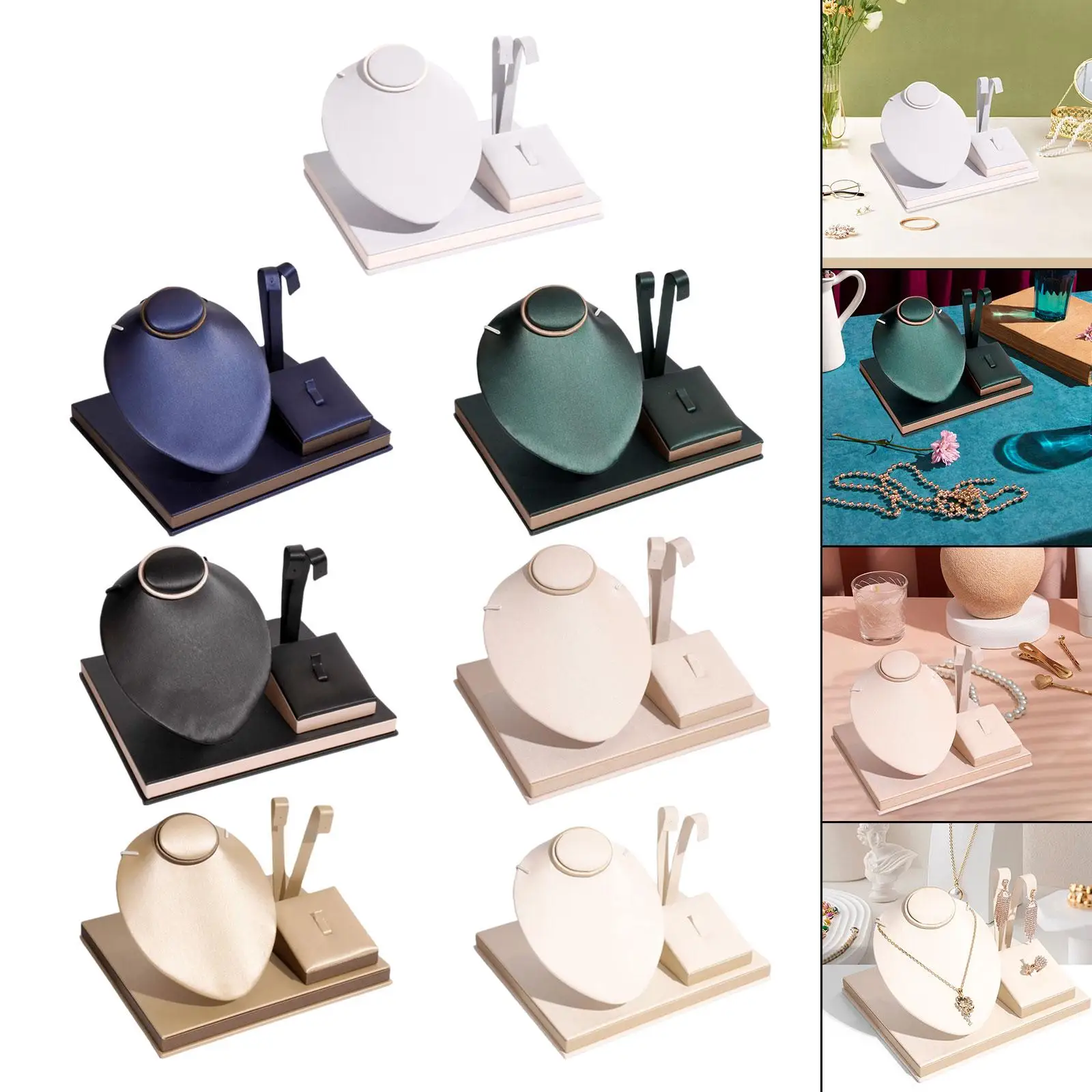 

Jewelry Display Jewelry Bust/mannequin Reinforced Bracket Necklace Earrings Ring