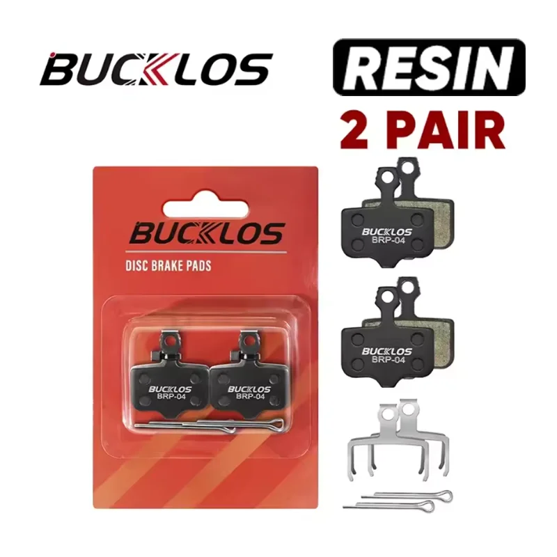 BUCKLOS Fahrrad-Scheibenbremsbeläge für SRAM Avid MTB Rennrad Hydraulische Bremsbeläge Langlebige Verschleißfeste Bremsbeläge Fahrradzubehör