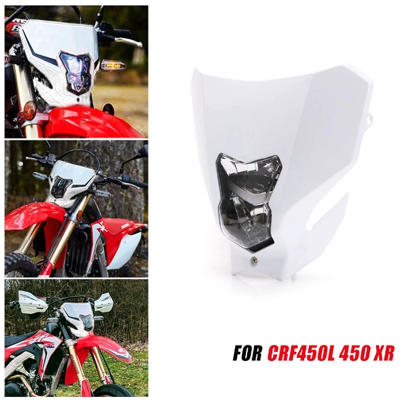 Lampe de Sauna Halogène pour Moto, Masque de Carénage, Lumière DRL pour Honda Crf450l 450Poly 2019-2020