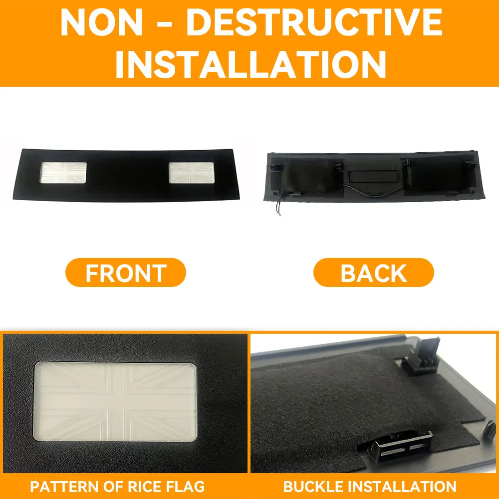 For Land Rover Defender 2020-2023 Modified Trunk LED Lighting Tailgate Interior Atmosphere Reading Light Decoration Accessories