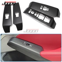 4PCS For Honda Acura Integra A-Spec Type S 2023-2025 Carbon Inner Door Control Window Lift Swtich Button Cover Trim Accessories