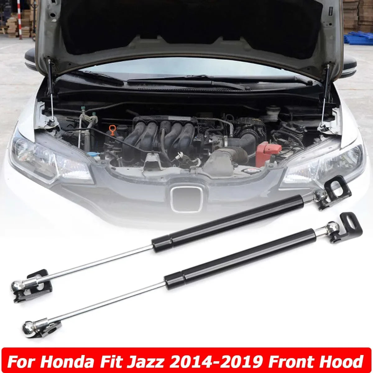 

For Honda Fit Jazz Front Bonnet Hood Lift Support Rod Gas Strut Spring Shock 2014 2015 2016 2017 2017 2018 2019 Car Accessories