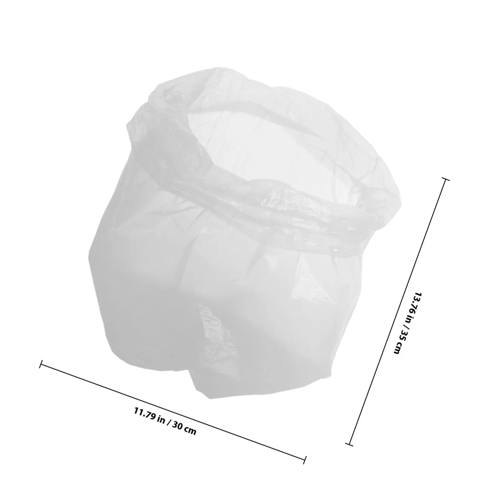 10 Rolls Desk Garbage Desktop Bin Bags Office Waste Small Bathroom Trash Can Rubbish Disposable Liners