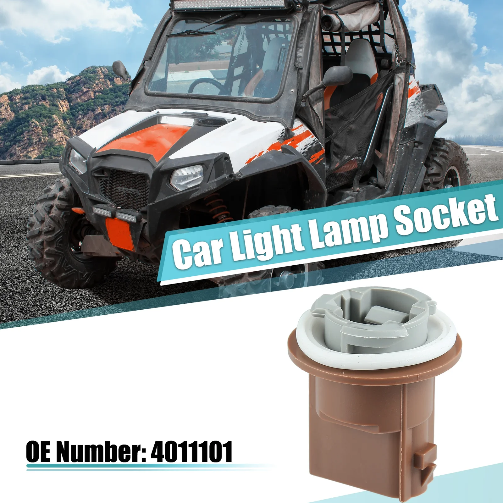 

For Polaris Sportsman RZR 800 570 900 XP ACE Tail Light Lamp Socket Rear Light Plug Pigtail Brake Lamp Socket Connector 4011101