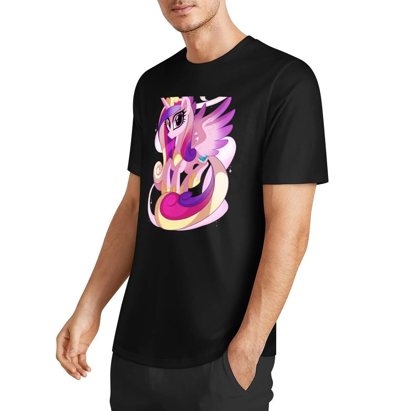 Princess Cadence T-Shirt graphics vintage anime shirt quick drying rapper graphic tees funny t shirts for men